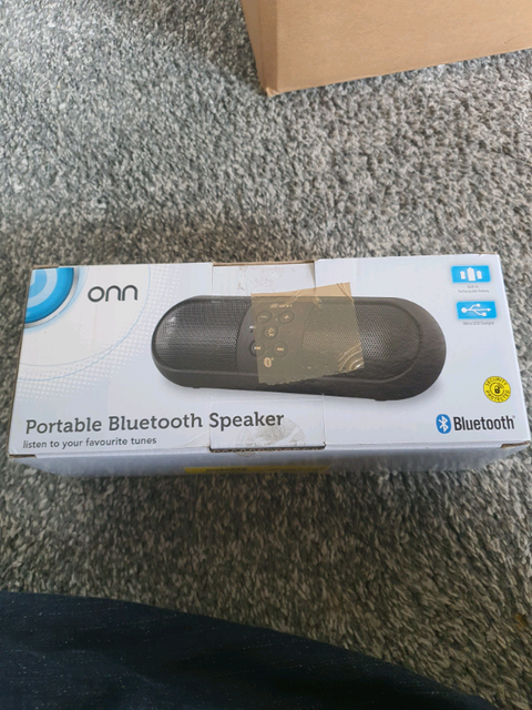 onn portable bluetooth speaker